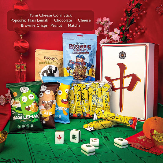 Mahjong Prosperity CNY Gift Set 麻将年丰礼盒 (18 items)