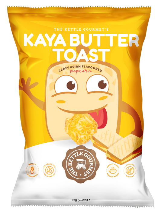 Kaya Butter Toast Popcorn (8 Packs x 65g)