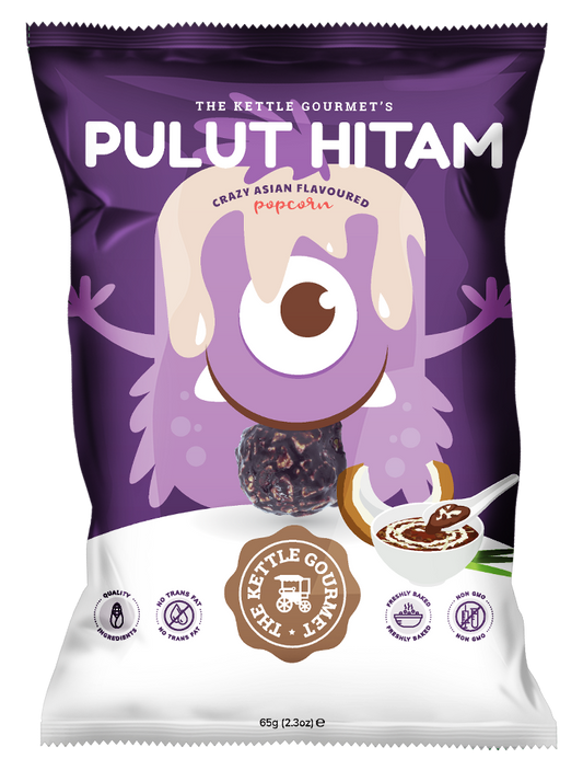 Pulut Hitam Popcorn (8 Packs x 65g)