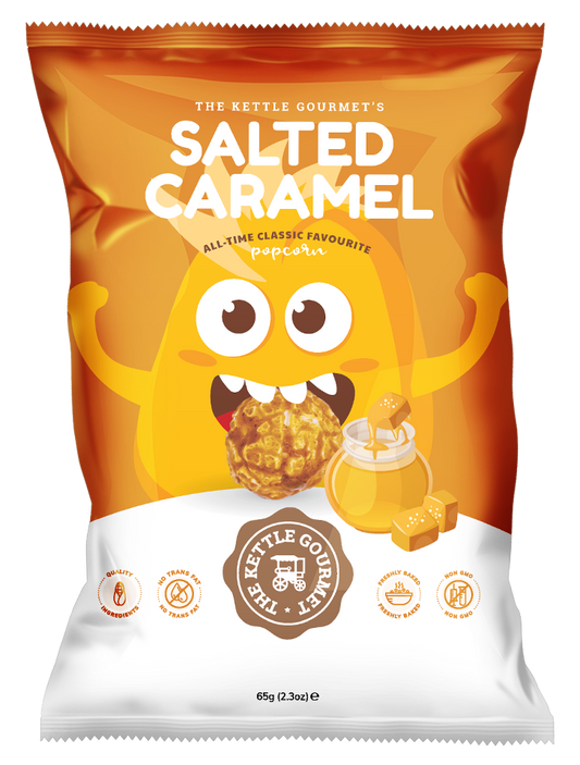 Salted Caramel Popcorn (8 Packs x 65g)