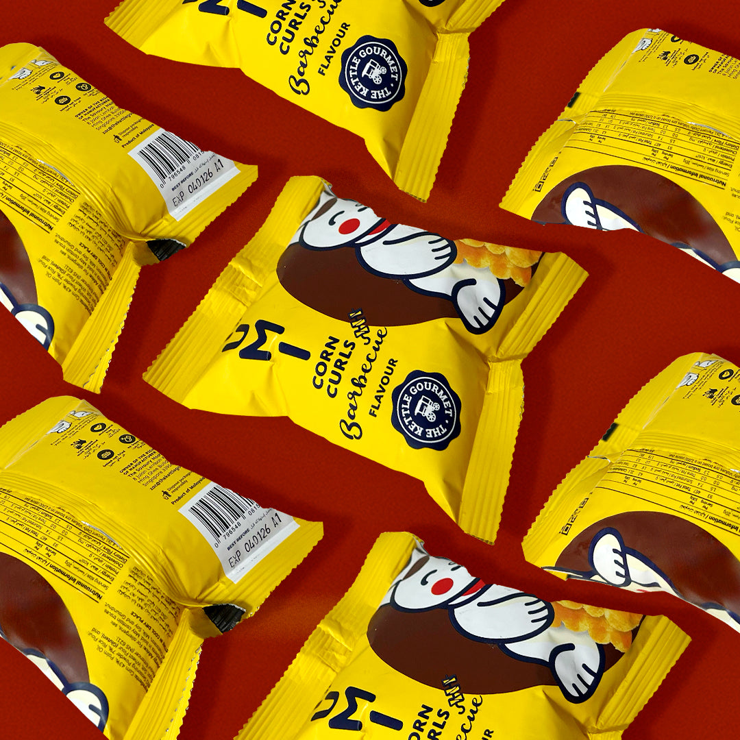 YUMI BBQ Corn Curls (Bundle of 9/15/30/48)