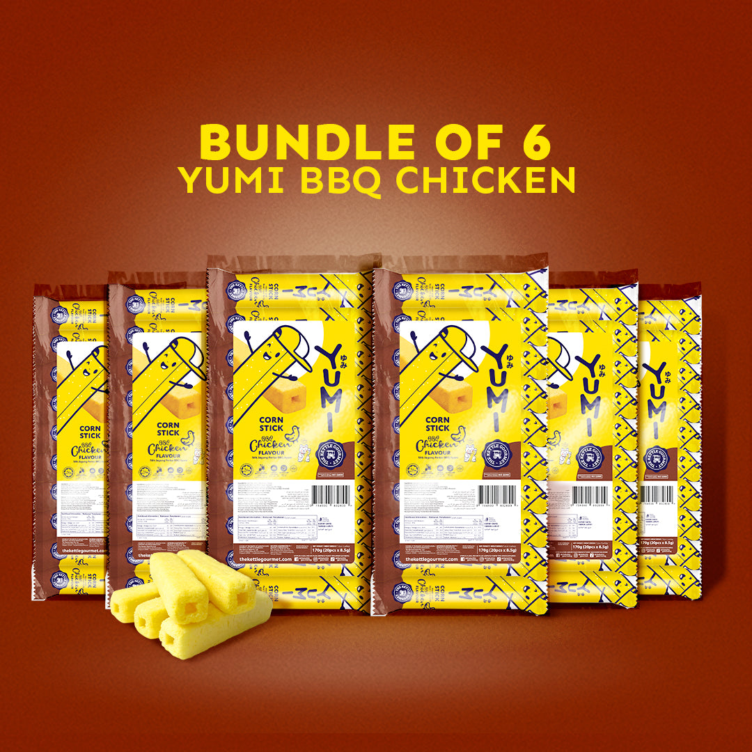 YUMI BBQ Chicken Corn Stick (Polybag 8.5g x 20 sticks)