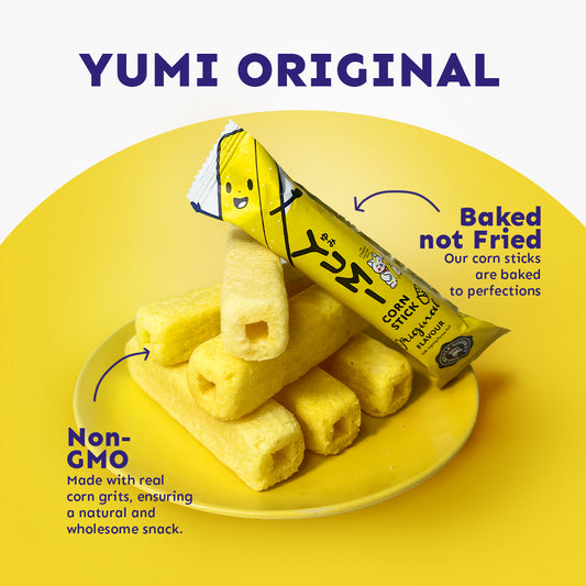 YUMI Original Corn Stick (Polybag 8.5g x 20 sticks)