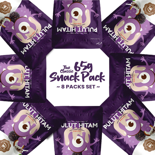 Pulut Hitam Popcorn (8 Packs x 65g)