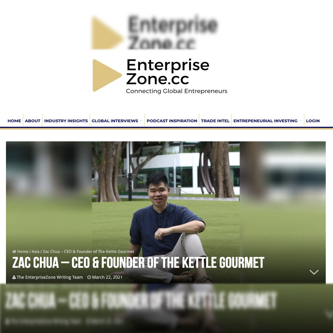 EnterpriseZone’s Interview with Zac Chua
