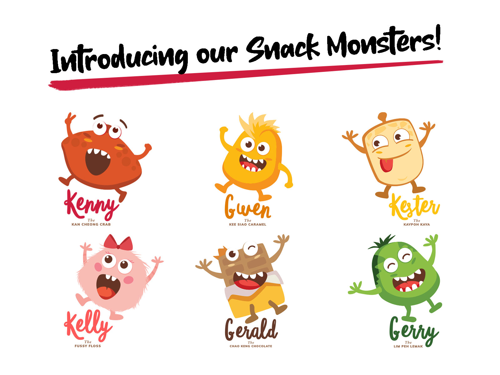 Meet our Snack Monsters!