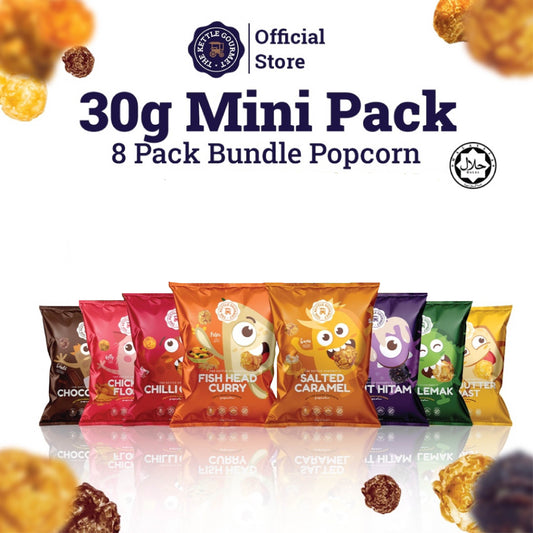 The Kettle Gourmet Assorted Mini Snack Monster (Assortment of 8 x 30g)