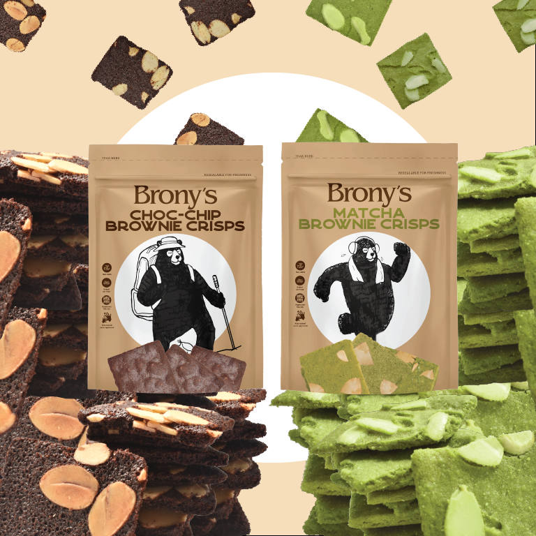 Brony's Brownie Crisps (Assortment of 4 x 35g)