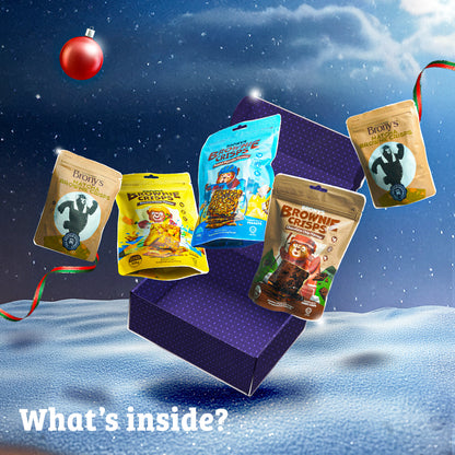 [Pre-Order] Bronys Edition Christmas Brownie Crisps Gift Set (3 Packs x 108g + 2 Packs x 35g)