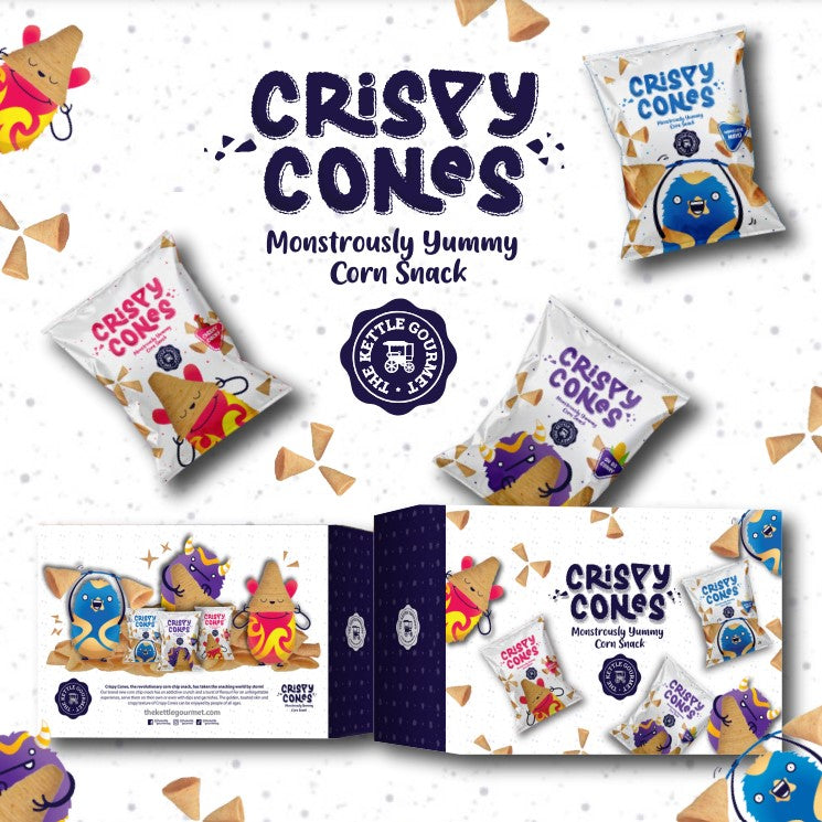 Crispy Cones Bundle Gift Box (Assortment of 3 x 50g)