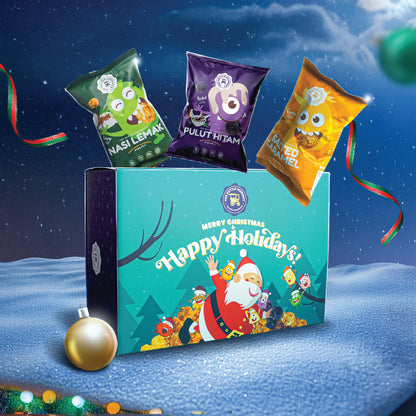 Christmas Mini Pack Popcorn Bundle (Assortment of 8 Packs x 30g)