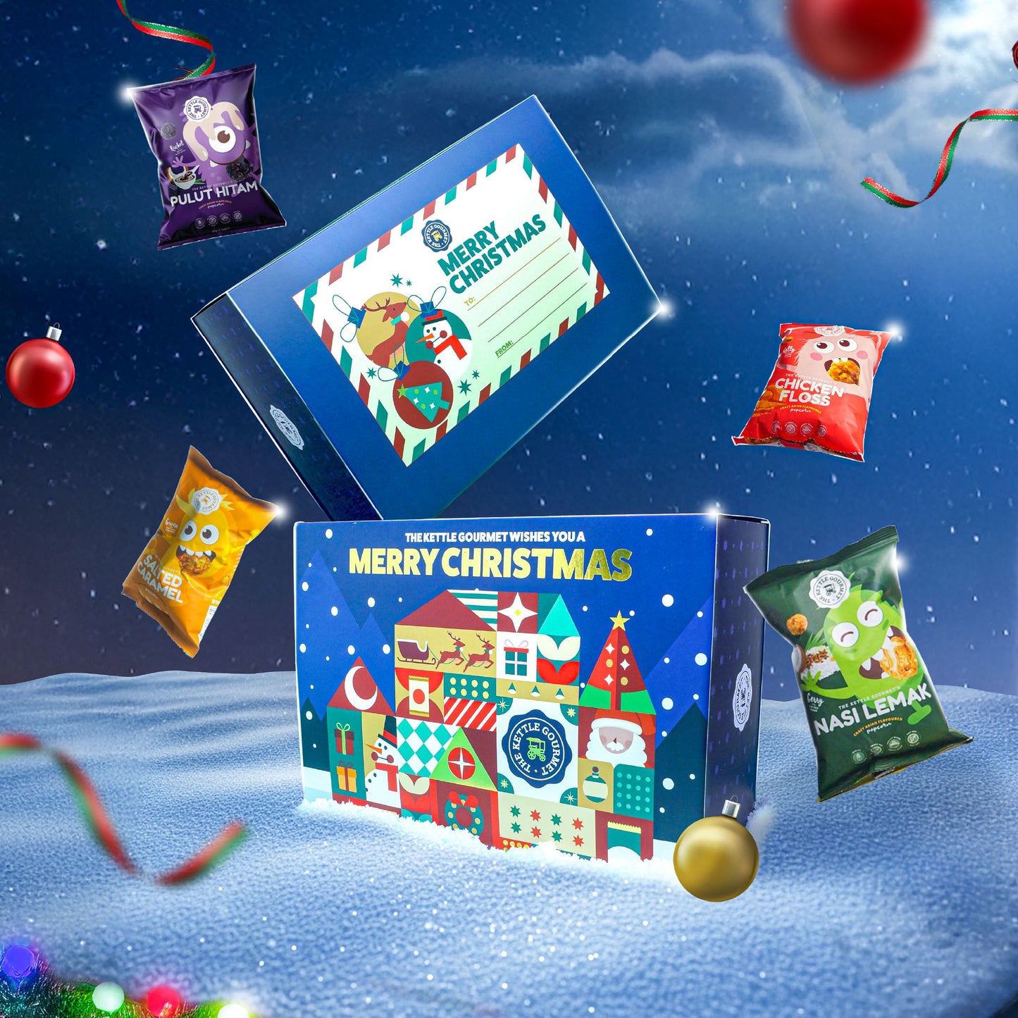 Christmas Mini Pack Popcorn Bundle (Assortment of 8 Packs x 30g)