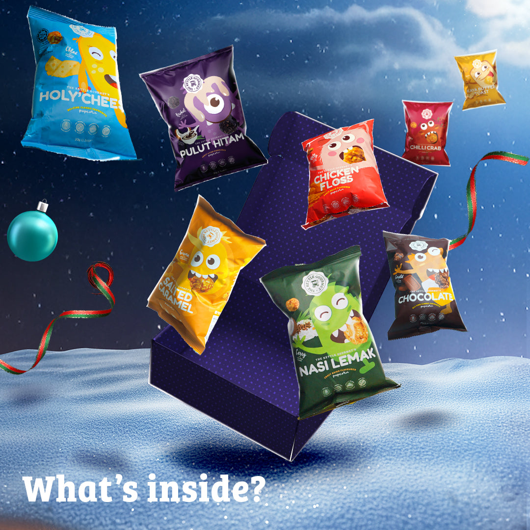 Christmas Mini Pack Popcorn Bundle (Assortment of 8 Packs x 30g)