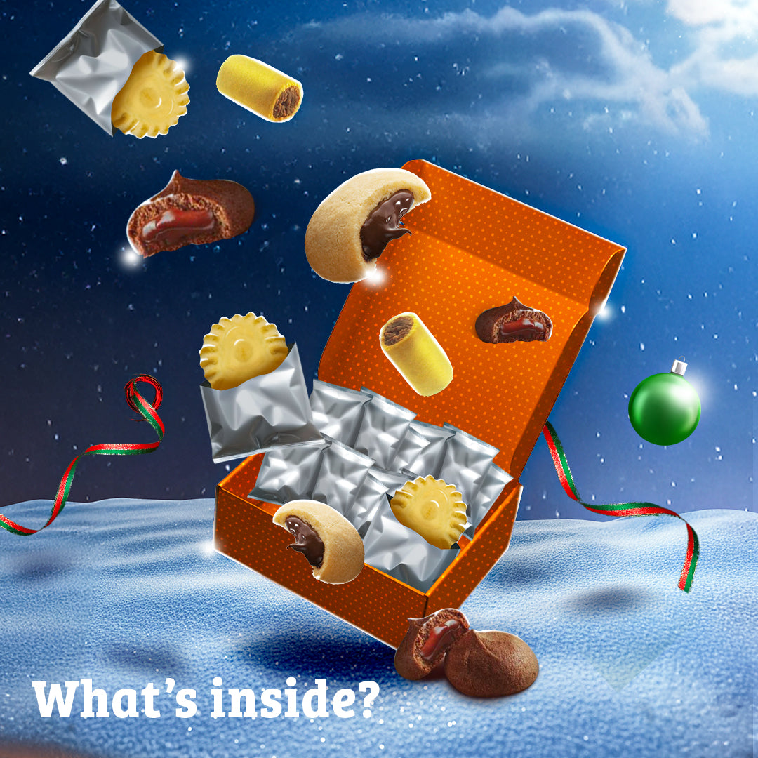 Mini Cookies Christmas Bundle Box (Assortment of 40 x 10g)