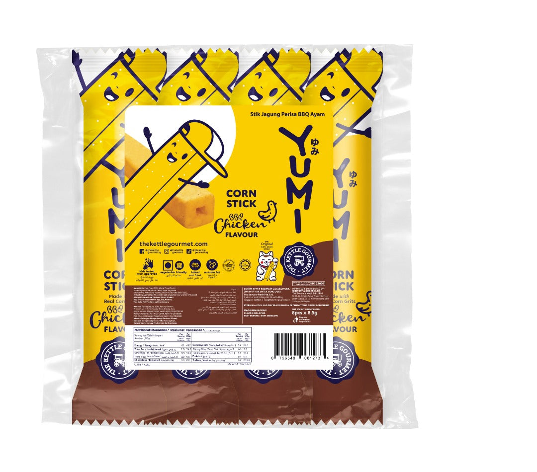 The Kettle Gourmet YUMI Cornsticks (8 sticks x 8.5g)