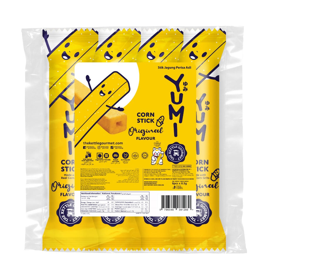 The Kettle Gourmet YUMI Cornsticks (8 sticks x 8.5g)