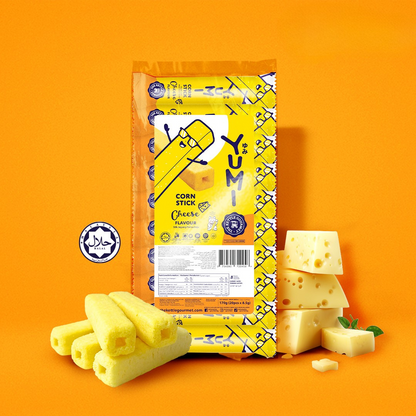 YUMI Cheese Corn Stick (Polybag 8.5g x 20 sticks)