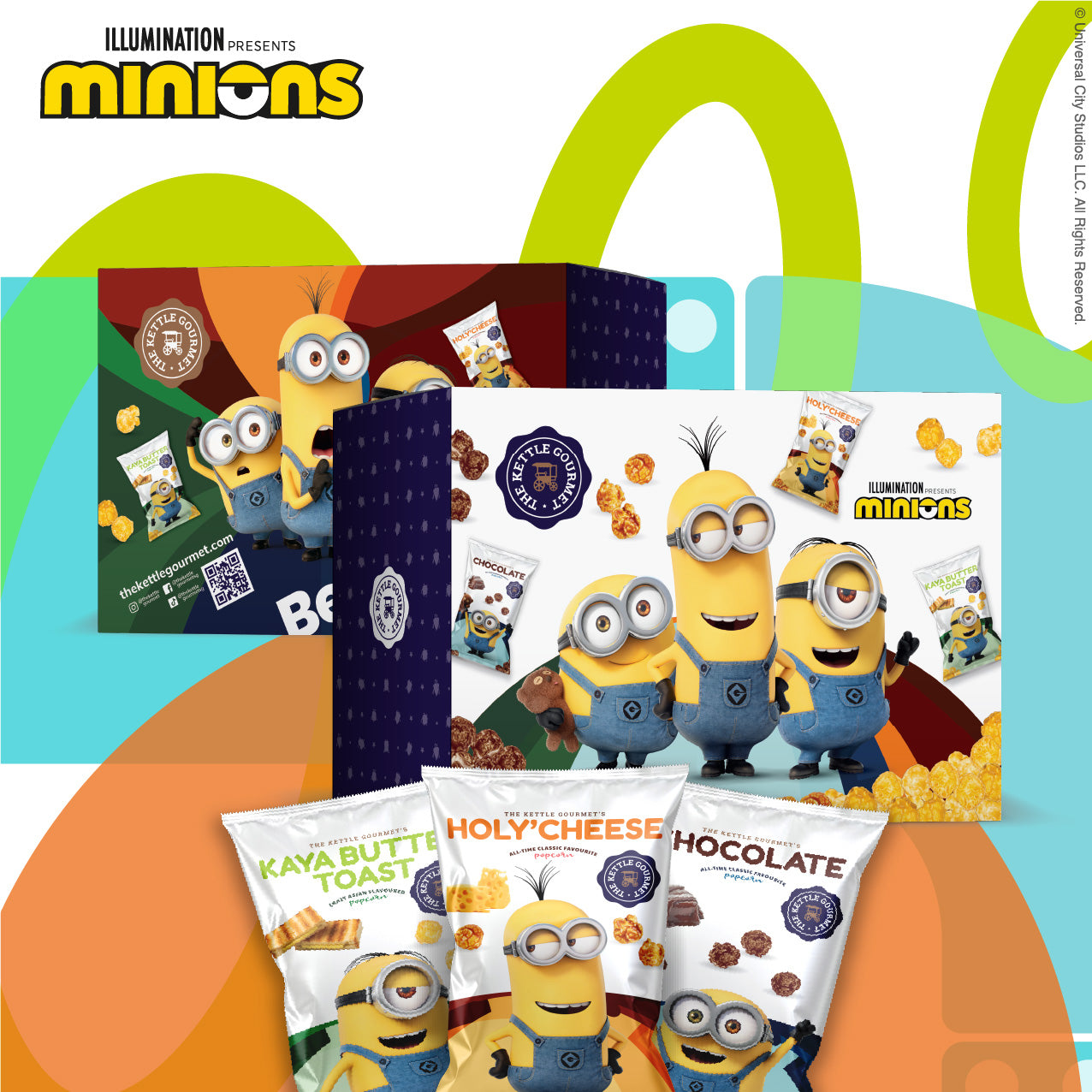 The Kettle Gourmet Minions Series Popcorn Giftset