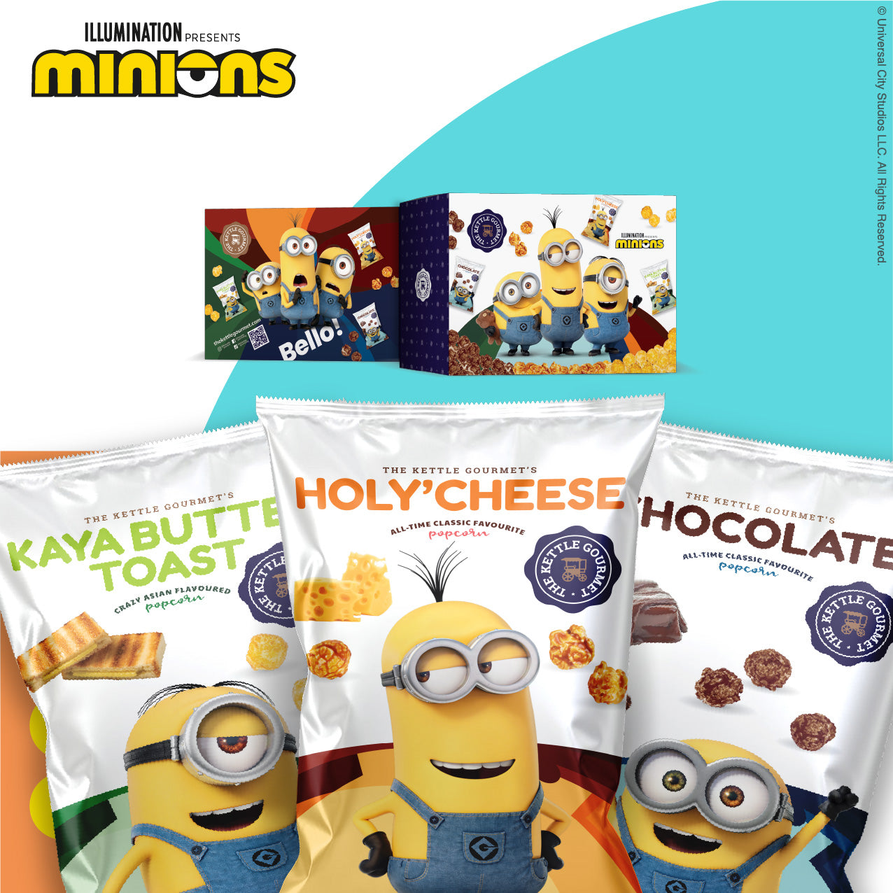 The Kettle Gourmet Minions Series Popcorn Giftset