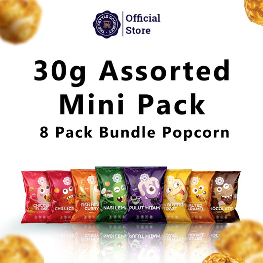 The Kettle Gourmet Assorted Mini Snack Monster (Assortment of 8 x 30g)