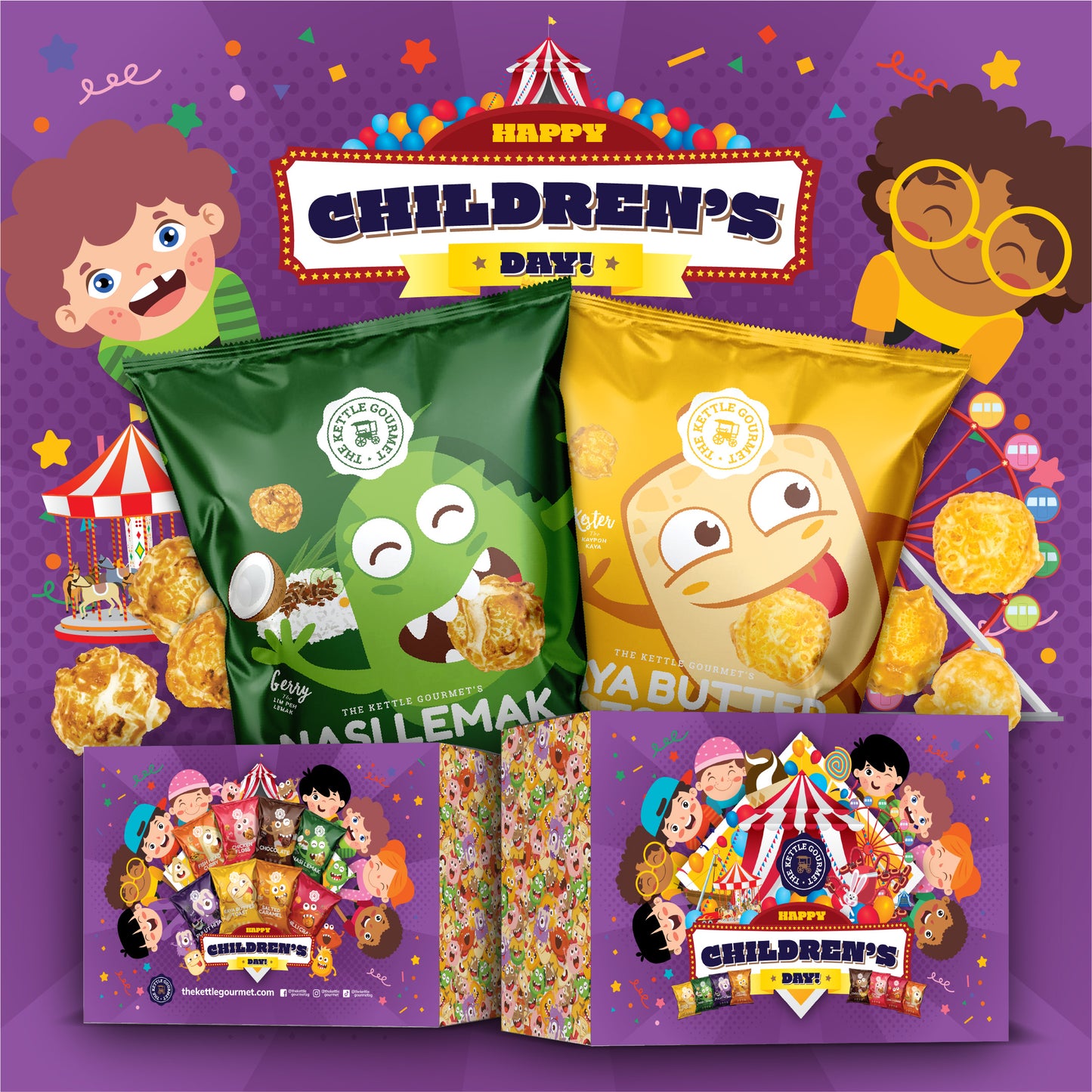 The Kettle Gourmet Children's Day Bundle (Assortment of 8 x 30g)