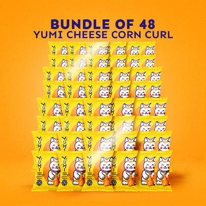 YUMI Cheese Corn Curls (Bundle of 9/15/30/48)