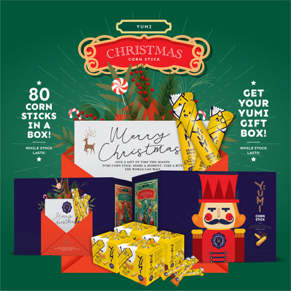 YUMI Christmas Gift Box [Bundle of 4 POP Boxes x 20 sticks]