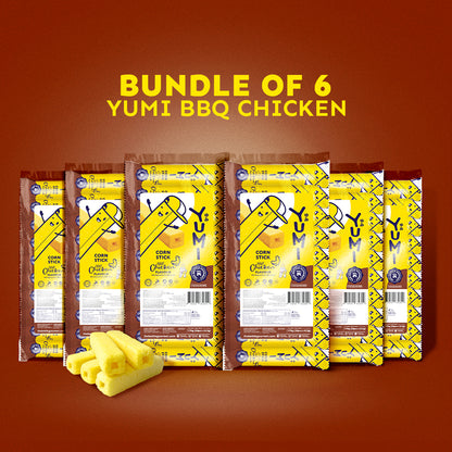 YUMI BBQ Chicken Corn Stick (Polybag 8.5g x 20 sticks)