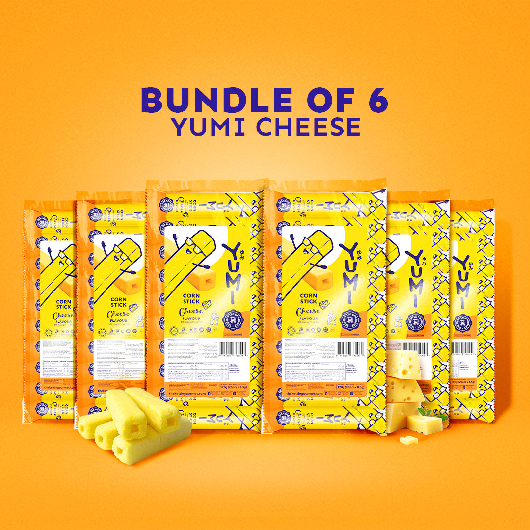 YUMI Cheese Corn Stick (Polybag 8.5g x 20 sticks)