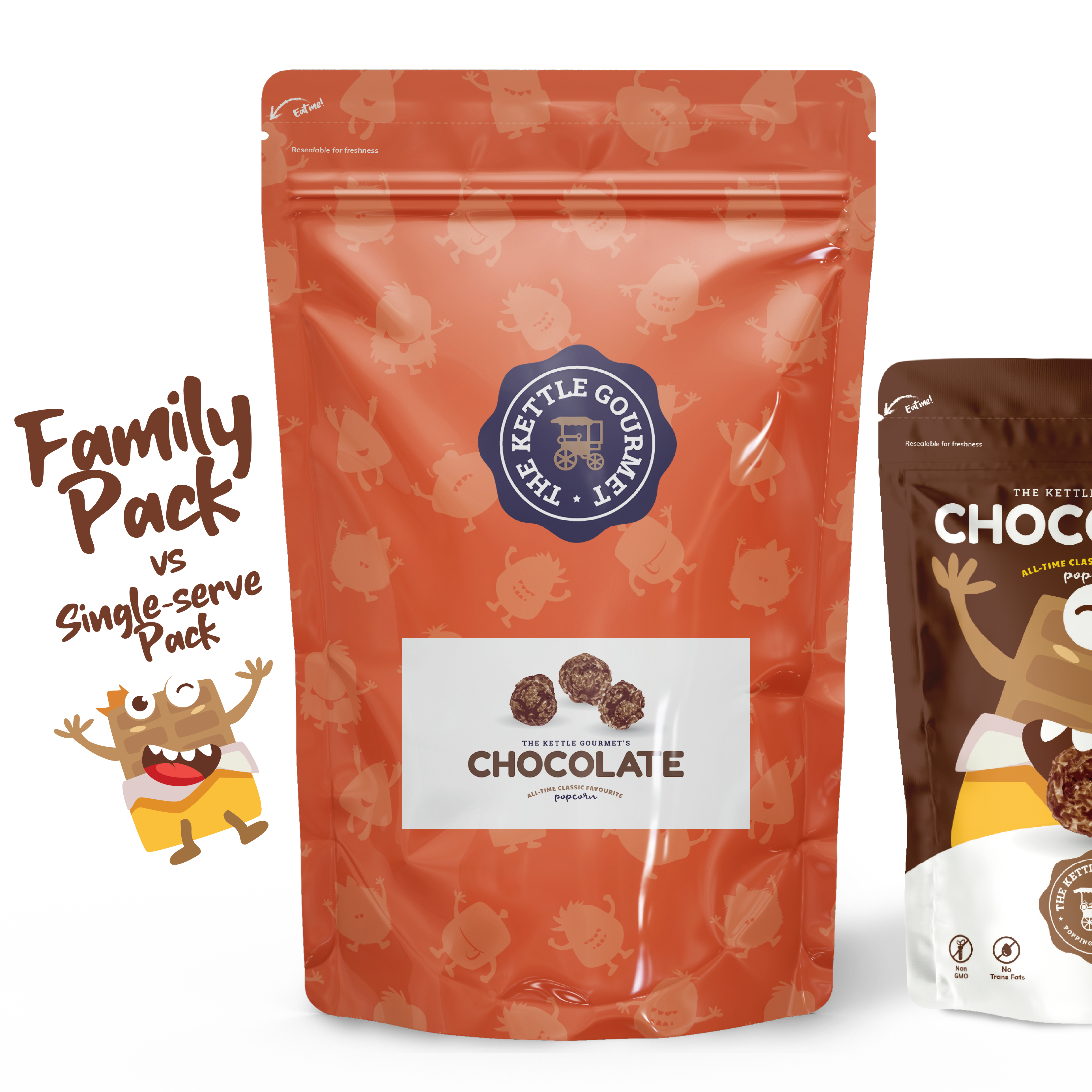 Chocolate Popcorn Family Pack