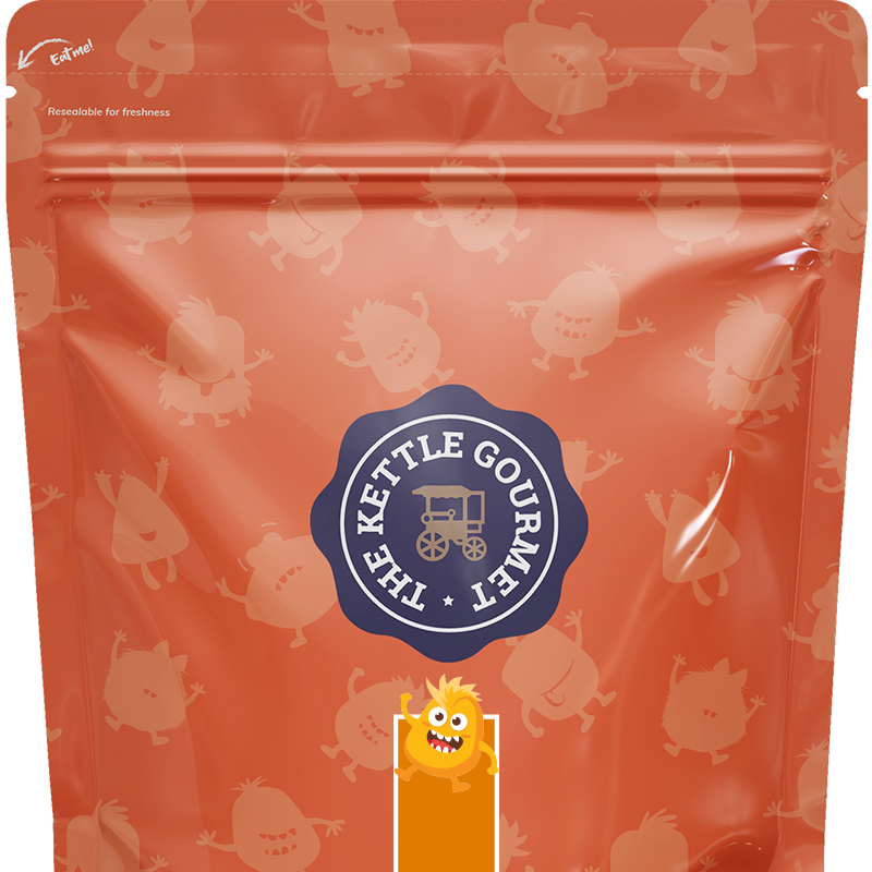 TKG Salted Caramel Flavoured Popcorn (Family Pack) - close up