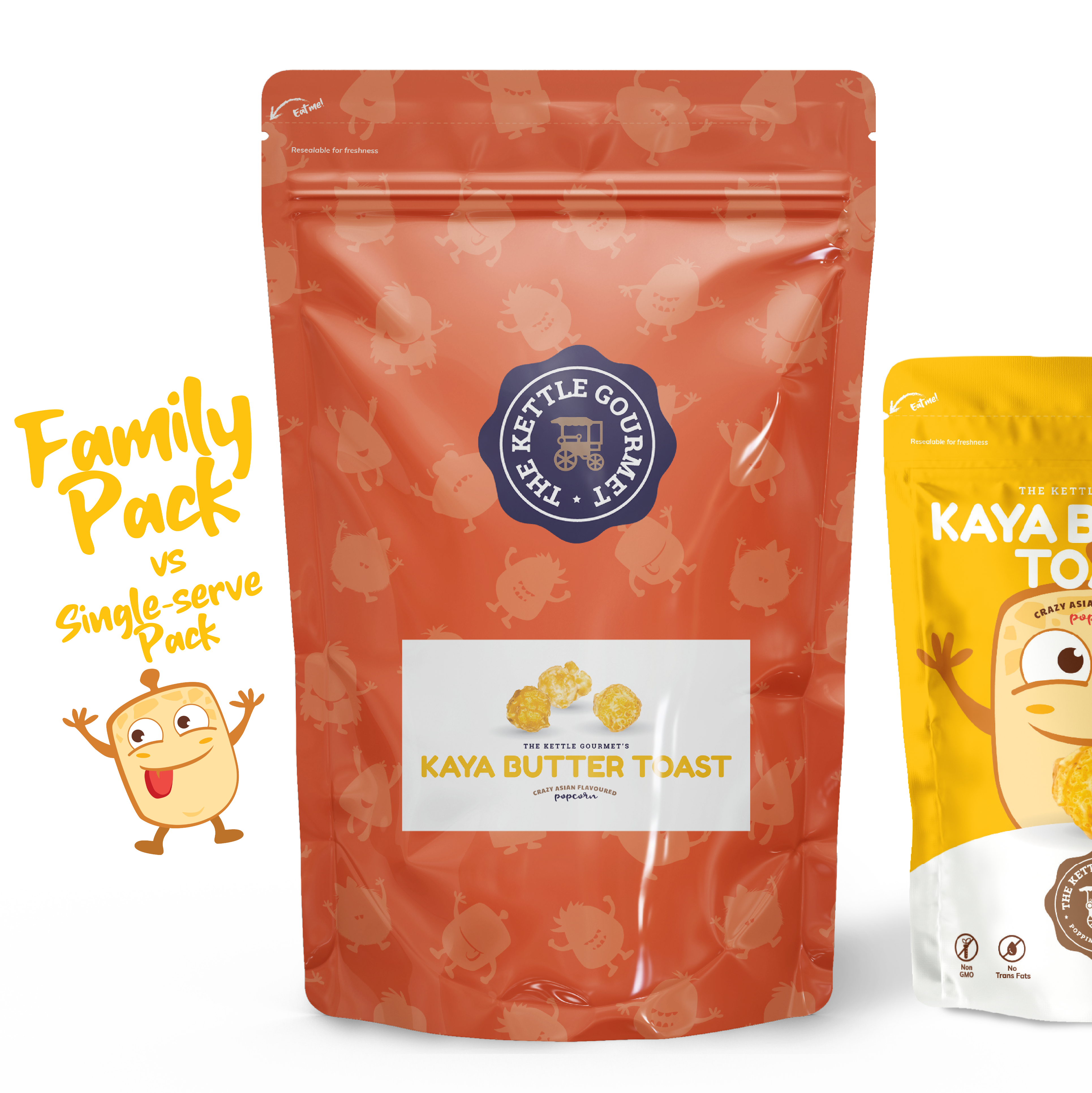 Kaya Butter Toast Popcorn Family Pack