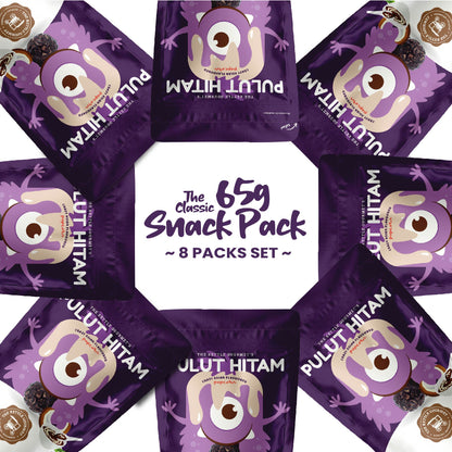 Pulut Hitam Popcorn (8 Packs x 65g)
