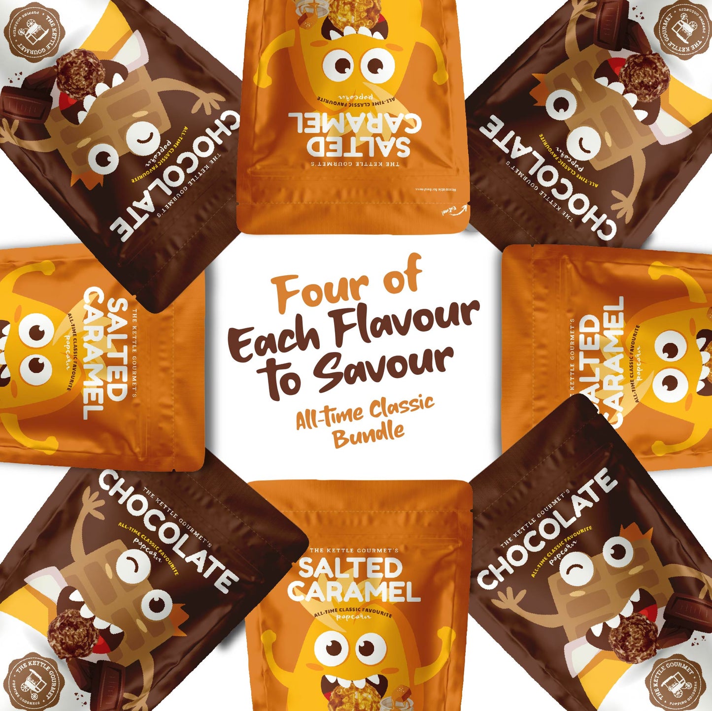 All-Time Classic Favourite Popcorn (8 Packs x 65g)