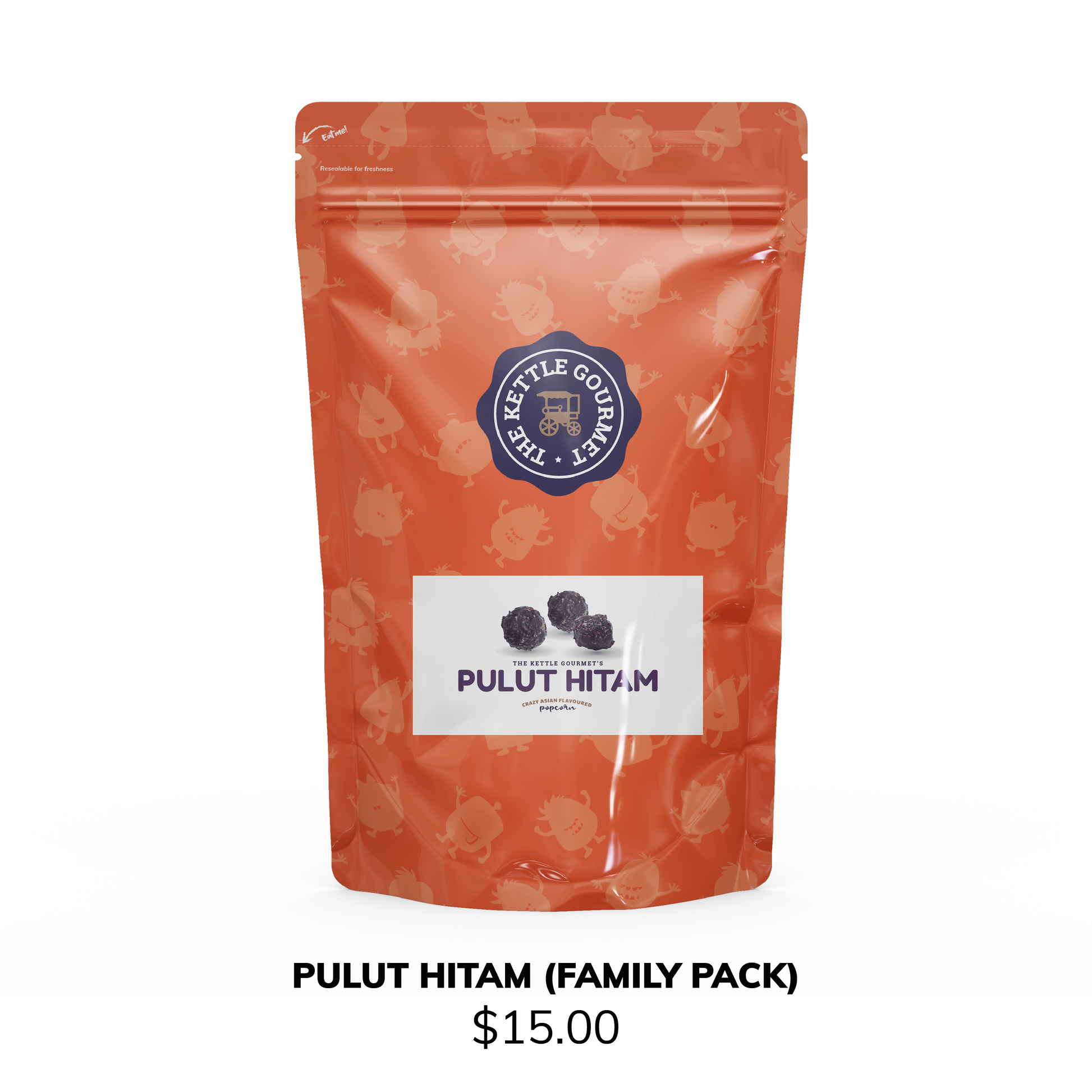 TKG Pulut Hitam Flavoured Popcorn (Family Pack)