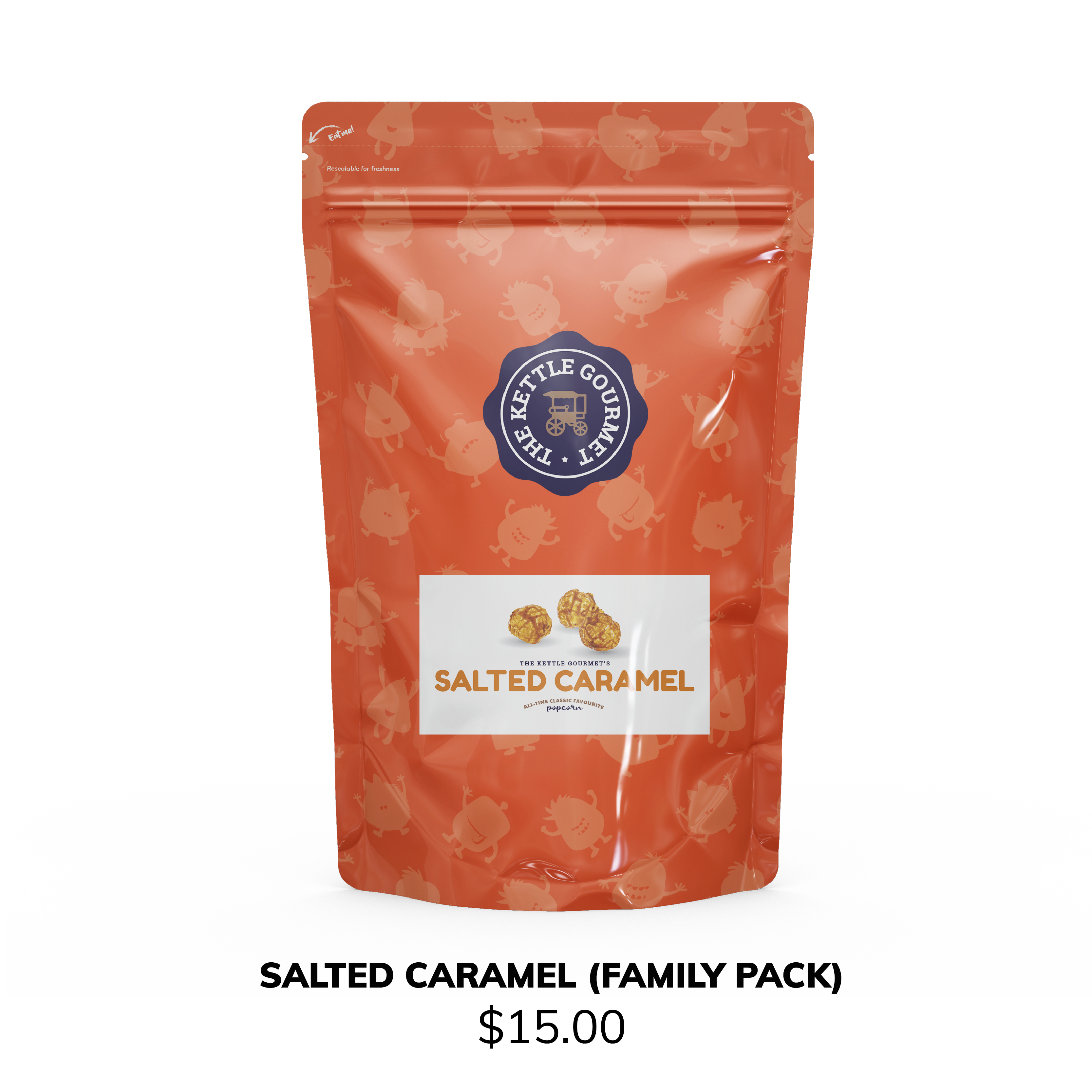 TKG Salted Caramel Flavoured Popcorn (Family Pack)