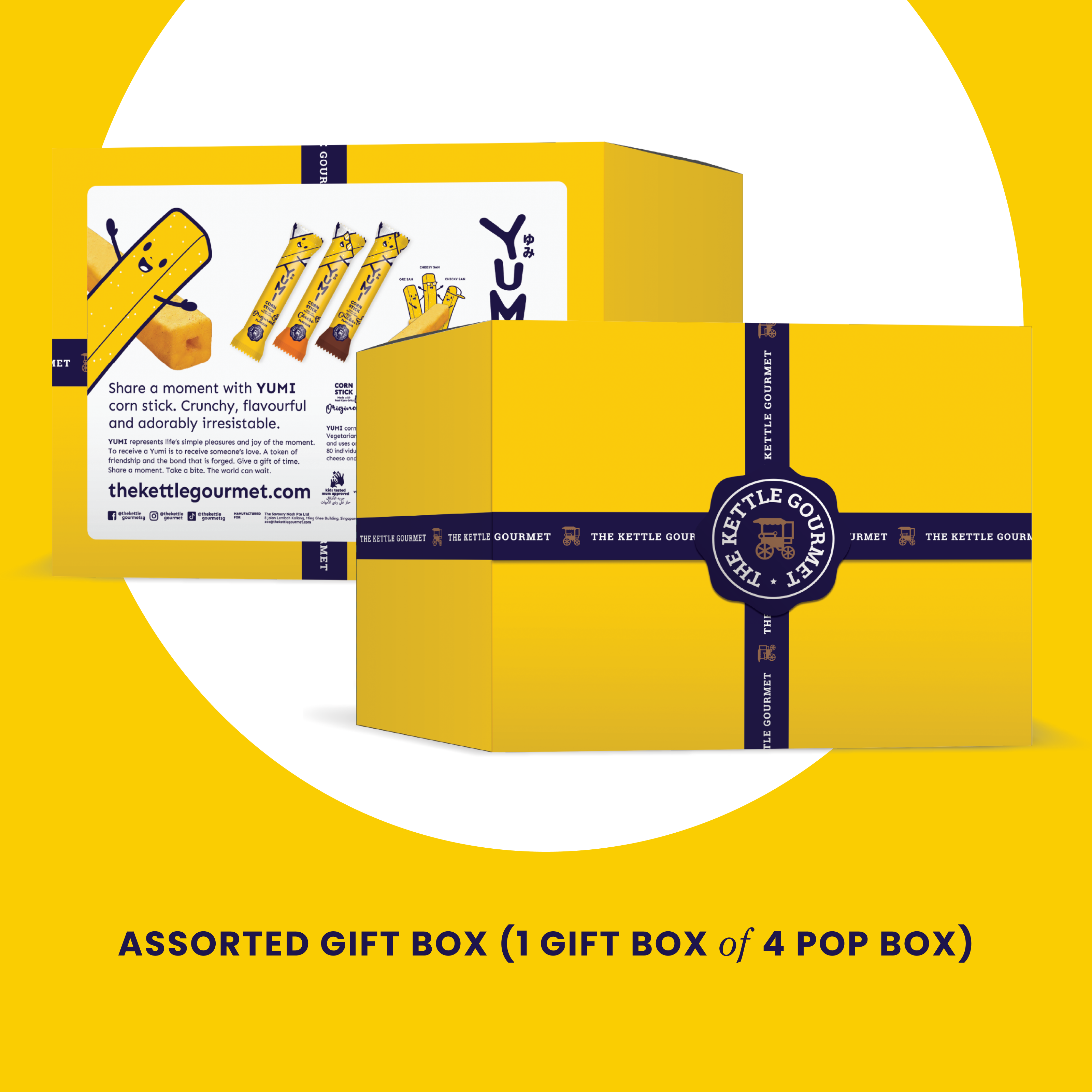 YUMI Gift Box [Bundle of 4 POP Boxes x 20 sticks]