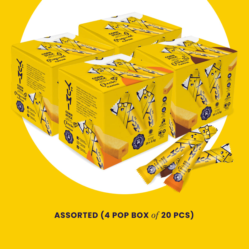 YUMI Gift Box [Bundle of 4 POP Boxes x 20 sticks]