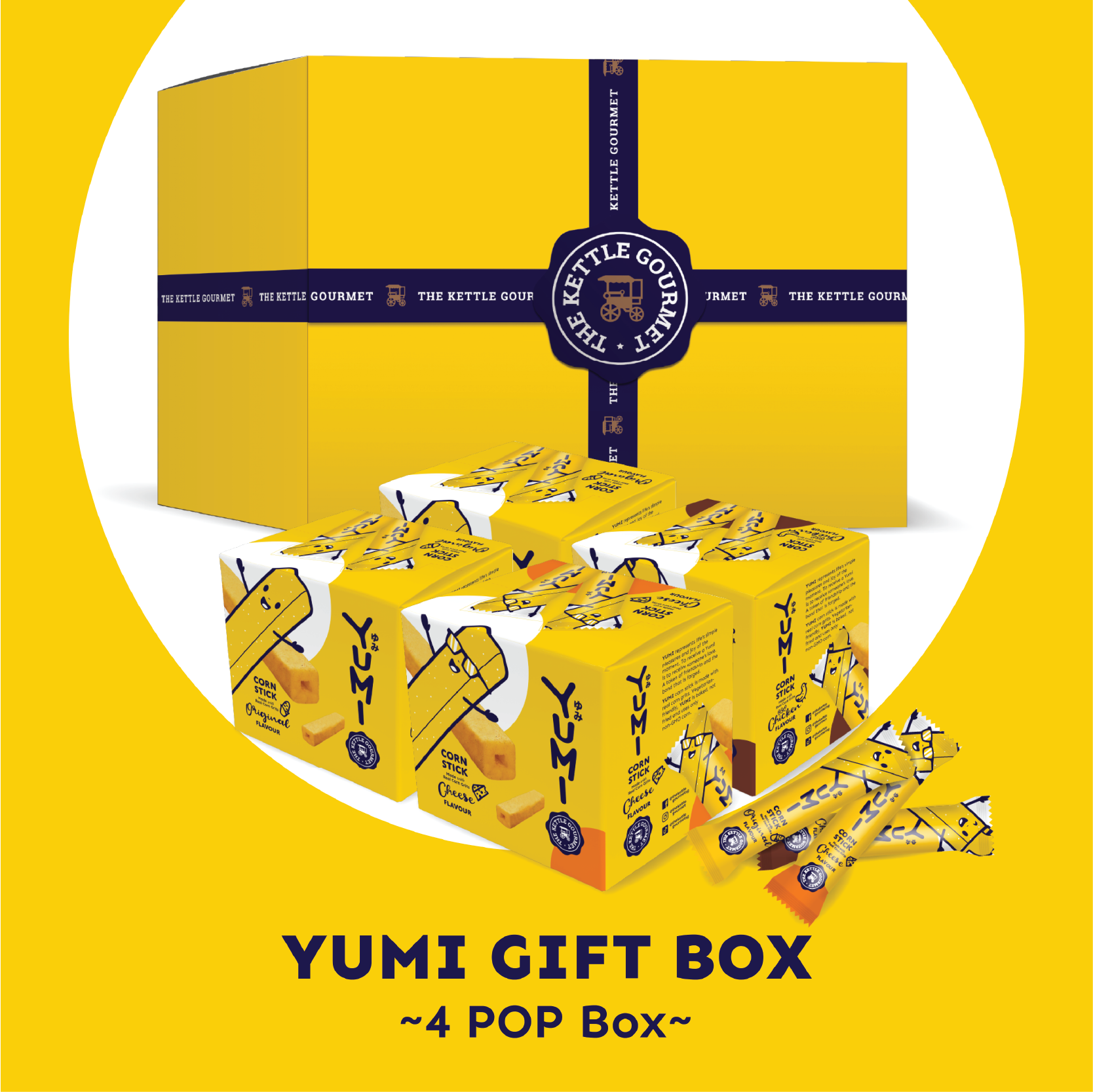 YUMI Gift Box + Kettle Gourmet Gift Box Bundle