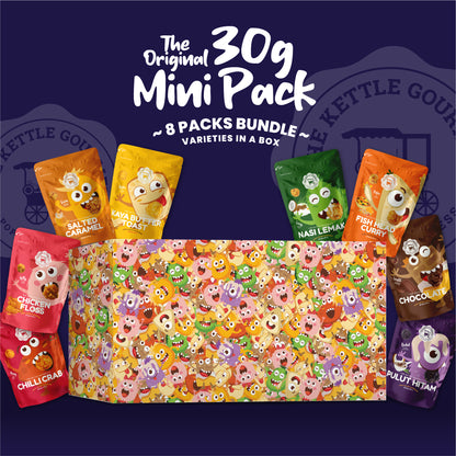 The Original Mini Pack Popcorn Bundle (Assortment of 8 Packs x 30g)